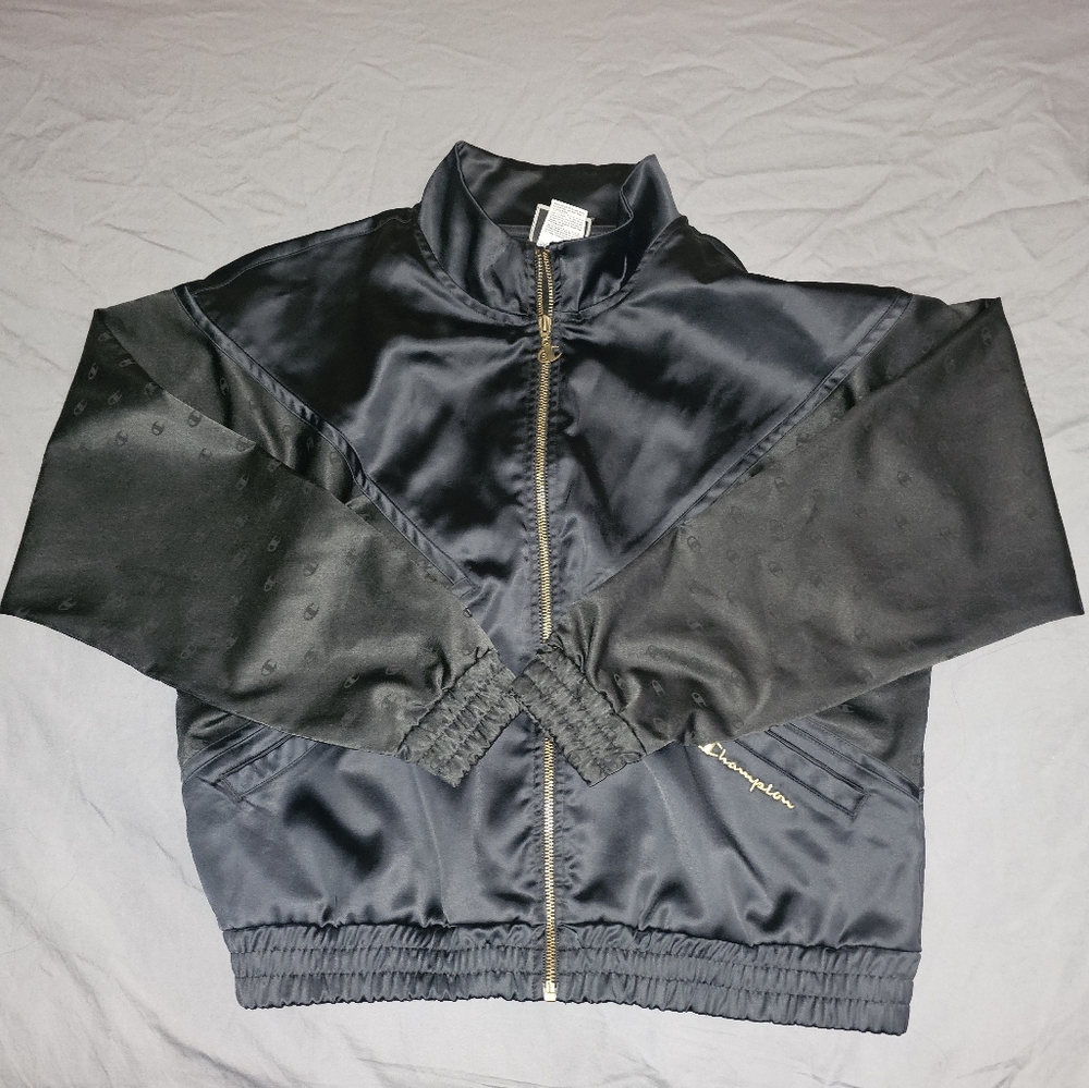 Champion Black Satin Jacket